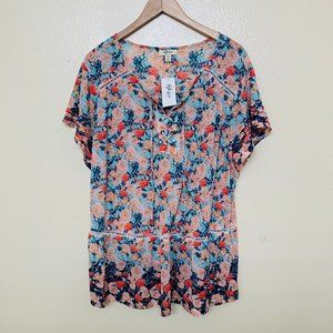Style Co Plus Peasant Top 2X